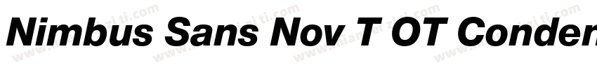 Nimbus Sans Nov T OT Condensed Bold字体转换
